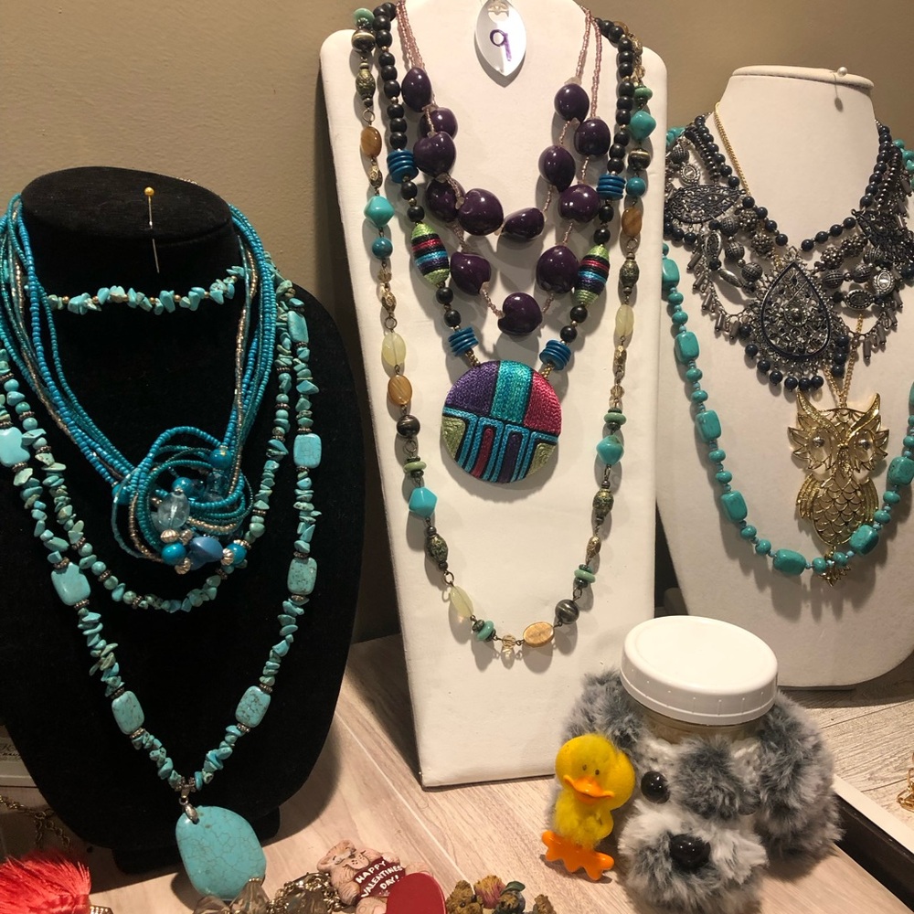 Jewelry shown as is